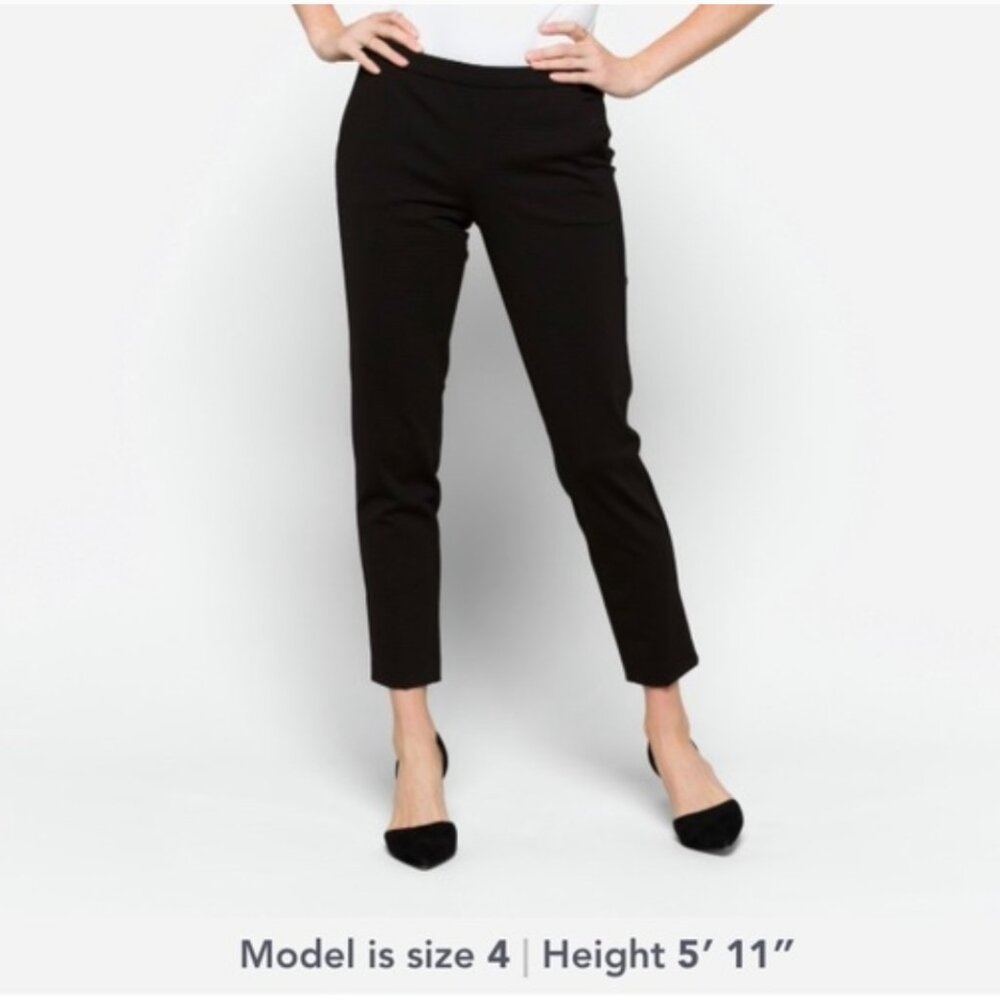 NWT Liverpool Tyler Textured Straight Leg Trouser